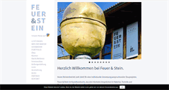 Desktop Screenshot of feuer-und-stein.com